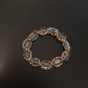 Clear stretch bracelet